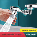 Universal 1080 Swivel Faucet Aerator for Kitchen Multifunction Extender with Splash Resistance - Essential Picks Emporium