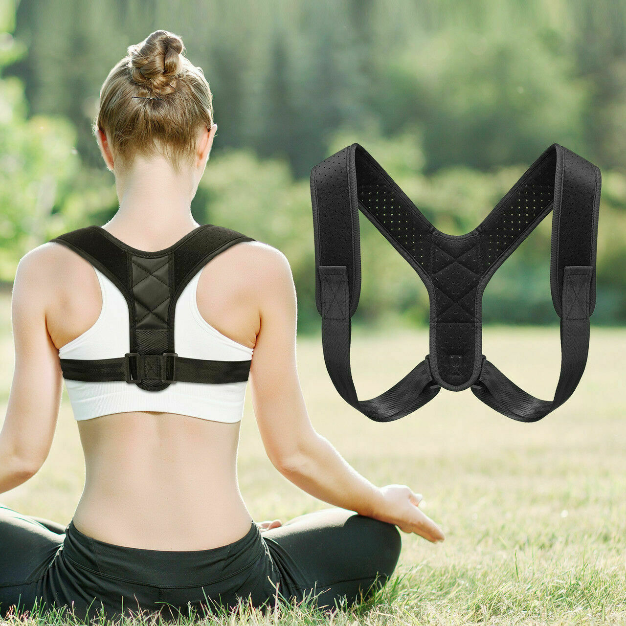 Posture Corrector-Back Brace for Men and Women with Fully Adjustable Straightener - Essential Picks Emporium