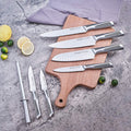 Premium 15-Piece Stainless Steel Kitchen Knife Set with Block and Accessories - Essential Picks Emporium